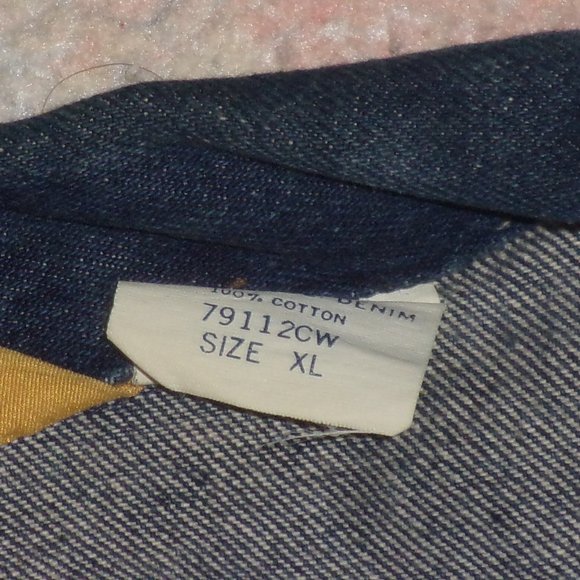 Vintage Rustler Womens XL Dark Blue Denim Jacket with Embroidered Thunderbird - Picture 3 of 15